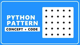Square Star Pattern - Python Python Pattern Series learning