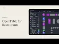 Overview of OpenTable for Restaurants