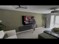 77 Inch TV Installation LG OLED Unboxing Wall Mount
