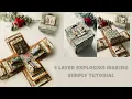 4 layer explosion box tutorial explosion box beginners best gift ideas