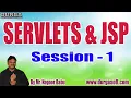 SERVLETS JSP tutorials Session - 1 by Mr Nagoor Babu On 14-05-2021 8AM-9AM IST