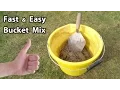 How to Mix small amount of Sand Cement Mortar by hand