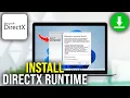 How To Download Install DirectX End User Runtime Web Installer in Windows