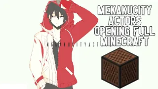 mekaku city actors opening full daze minecraft block song