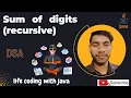 Sum of digits recursive