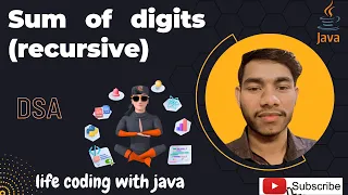 Sum of digits recursive