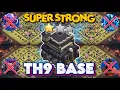 TOP-5 UNBEATABLE TH9 BEST FOR WAR RANK AND CWL BASE WITH COPY LINKS TH9 ANTI AIR AND GROUND
