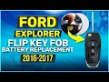 2016 2017 Ford Explorer Flip Key Fob Battery Replacement