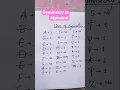 Lines of Symmetry A to Z Alphabet symmetry for exams