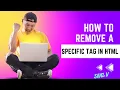 Remove Specific Html Tags from String in java