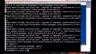 DEMO AWS CLI setup and basic use for S3 data movement
