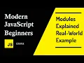 JavaScript Modules Crash Course Simply Explained with a Real-World Example