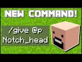 Minecraft 1 21 - How To Get Custom Player Heads EASY