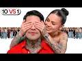ADIVINA QUIEN ES LA HERMANA VS 10 MUJERES YEFERSON COSSIO