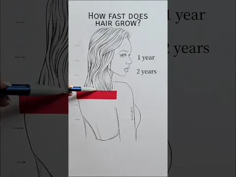 True or False? How long is your hair? #art #hair #fashion #beauty #style #makeup #draw ##drawing
