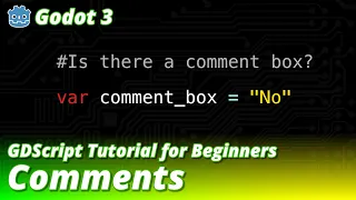 Godot 3 - GDScript Tutorial