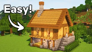 Minecraft How to Build a Starter House Tutorial