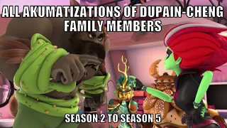 All Akumatizations of Dupain-Cheng Family Members Season 2 to Season 5