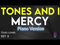 Tones And I - Mercy - Karaoke Instrumental - Lower