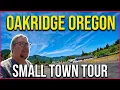 Oakridge Oregon USA 2025 You Are There Walking Tour Small Town Between Eugene and Klamath Falls