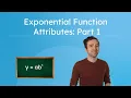Download Lagu Exponential Function Attributes: Part 1 - Identify Growth and Decay