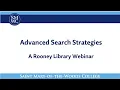 Advanced Search Strategies
