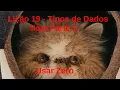 Licao 19 - Tipos de Dados
