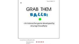 Ball Game using Java AWT