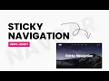 How To Make Sticky Navigation Bar Using CSS jQuery jQuery Projects