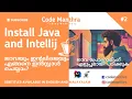2 - Java Environment Setup Install JDK IntelliJ IDEA Malayalam Java Tutorial Install Java