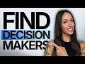 How to Find Decision Makers in a Company With AI