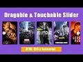 Create Draggable Image Slider With HTML CSS Javascript Responsive Slider Devscore