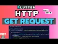 Flutter HTTP Get Request Receive Data From REST API Flutter Get Request Rest API Http Get Request