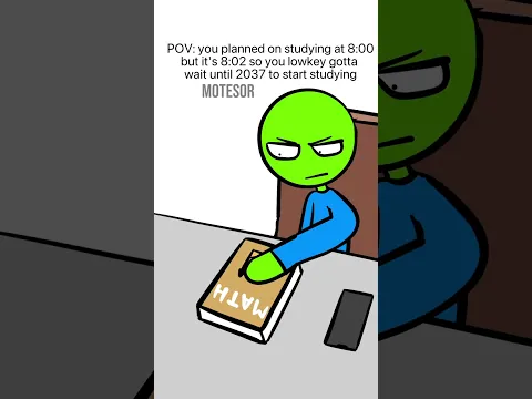 pov:you planned to study at 8:00 #shorts