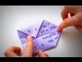 Origami - How to use and play with a Fortune Teller Paku-Paku