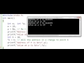 Working with pointers