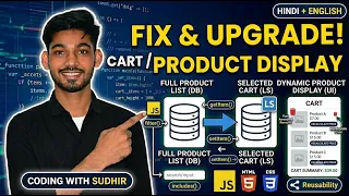 JavaScript Fetch API Tutorial Build Dynamic E-Commerce Product Page Local Storage Cart
