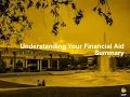 Understanding Your UCF Financial Aid Summary