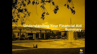 Understanding Your UCF Financial Aid Summary