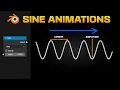 How to use SINE to Animate in Blender - Geometry Nodes
