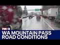 Fresh snow impacts road conditions at WA passes FOX 13 Seattle
