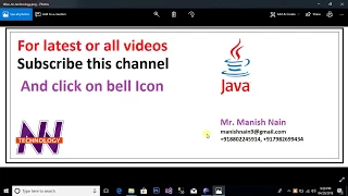 Java Tutorial For Beginners Create Class in Java Manish Nain