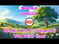 Download Lagu Sonia - Dinda [Karaoke - Key D (Transpose E) - Guitar Chord]