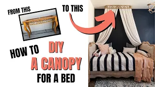 DIY Canopy for a Bed Fit for a Princess