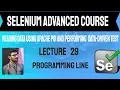 Reading Data using Apache POI and Data-driven Test Selenium Course Lecture - 29
