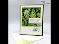 Stampin Up Fern Flora Fern Flora 3D Embossing May-Aug 2026 Catalog Thank You Card