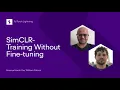SimCLR - Training without finetuning