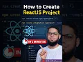 Create Your First React App Fast Step-by-Step