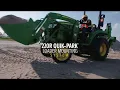 How Much Can a John Deere 220R Quik Park Loader Lift