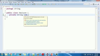 How to create getter and setter methods automatically using Eclipse